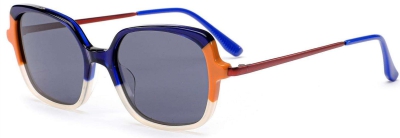 C2 Acetate Sunglasses Blue、Brown、White