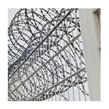 Hot Sale Razor Barbed Wire - Hot Galvanized Anti-Rust Security Fence (6ft/7ft/8ft, 10m per Roll)