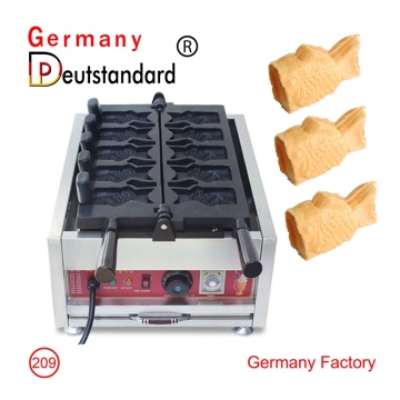 Single Plate Eis Taiyaki Waffeleisen Maschine