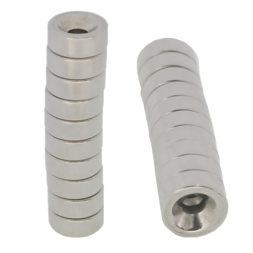 Neodymium Magnet with Countersunk Holes