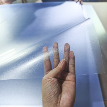 One side Glossy One side Embossed PVC Sheet