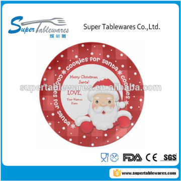 USA Melamine Wholesale Bulk Dinner Plate for Chirstmas