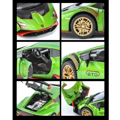 Huracan STO Luxury Car Model Toy with Sounds and Lights