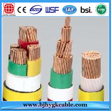 COPPER CONDUCTOR PVC INSULATE FLAME RETARDANT POWER CABLE