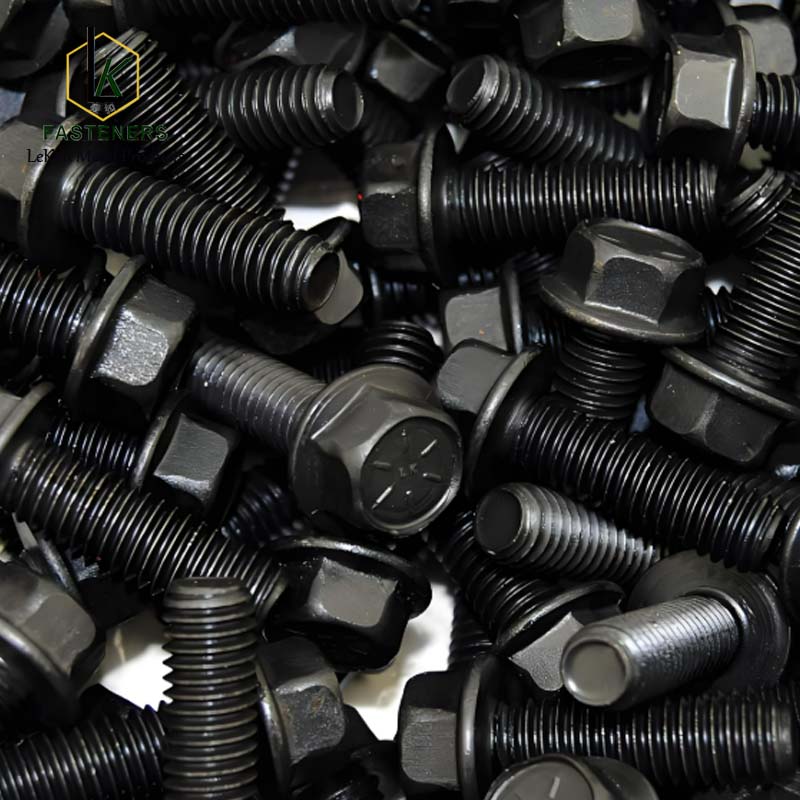Grade 8 High-Strength Steel Flanged Hex Head Bolts