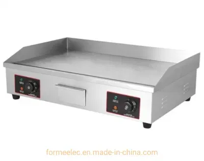 Kitchen Equipment Electric Grill 4.4kw 2/3 Flat 1/3 Grooved Electric Griddle