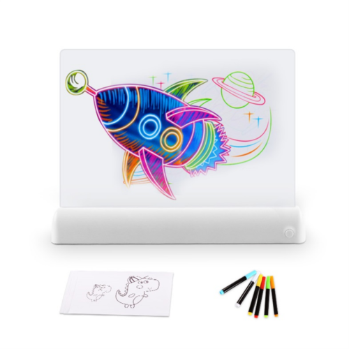 Suron 3D Light Up Drawing Board Doodle Magic