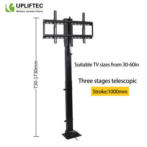 Выпадающее скрытое потолочное моторизованное крепление для телевизора