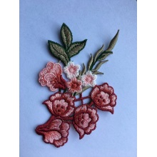 Water Soluble Beautiful Flower Embroidery Lace Patches