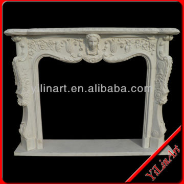 Indoor Limestone Fireplace YL-B193