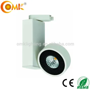 10W Warm White LED COB Track Light for Gallery in cold white track shop retail track