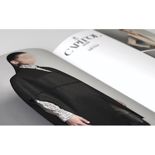 Magazine saddle stitch binding