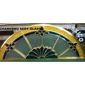 2013 new product,halfmoon shape for colorful art glass