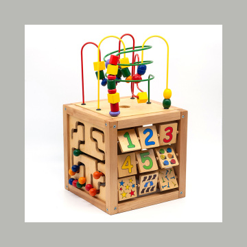 Brinquedos de madeira fáceis simples, trilhas de ferro de brinquedo de madeira