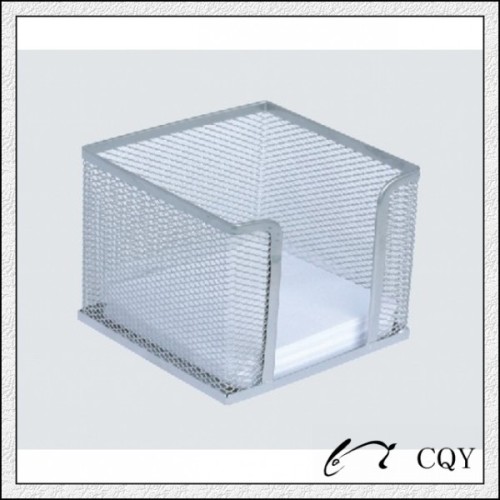 cheap wholesale metal mesh desktop memo holder