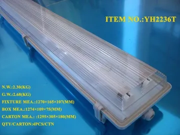 IP65 Fluorescent Lighting Fixture T8 & T5