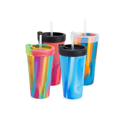 Anpassad grossist Silikon vinglas Drink Cup