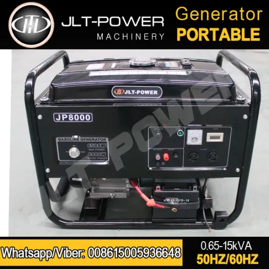 AC Output Single Phase 6.5kw Gasoline Generator Factory Sale