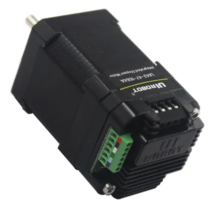 QE based closed-loop control microstep motor controller