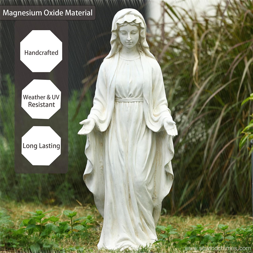 30-Inch Virgin Mary Outdoor Garden Statue