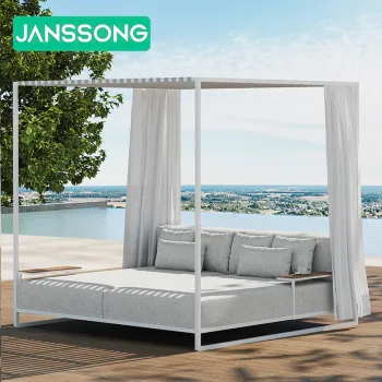 Modern Outdoor Daybed Patio Furniture for Hotel Garden and Swimming Pool