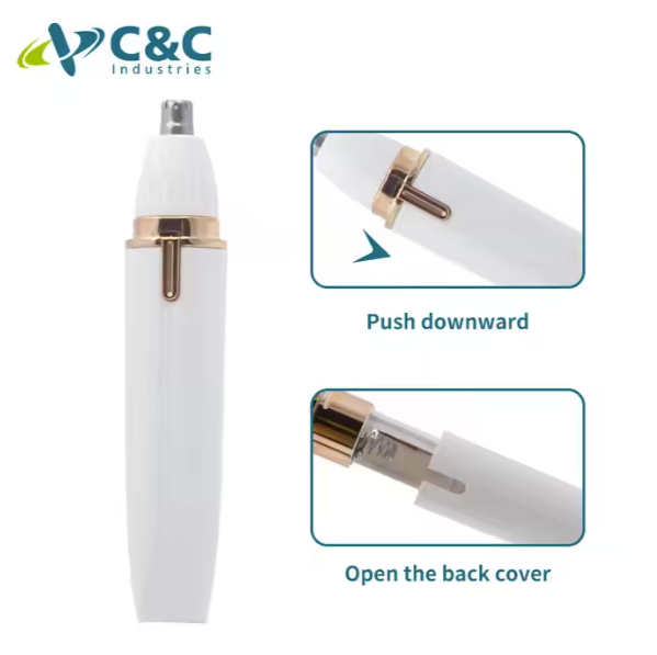 4-in-1 Facial Hair Remover with IPX4 Rating for Women
