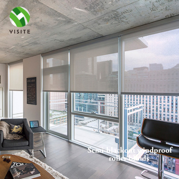 Yst Factory Supply Blackout Fabric Motorising Electric Roller Blinds untuk Rumah