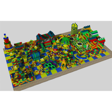 Customized Indoor Playground Rental: Safe, Colorful EPP Block Balls at Affordable Prices