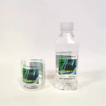 Custom Design Plastic Bottle Labels for Water Bottles and Beverages