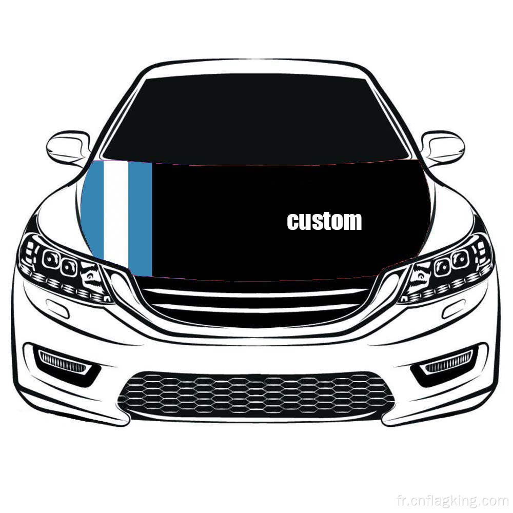 Le drapeau de capot de voiture de drapeau de Guatemala de coupe du monde