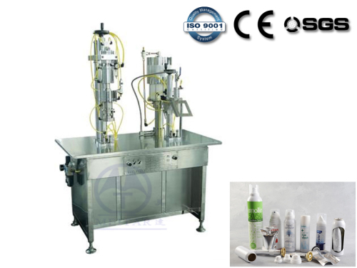 Pneumatically Controlled Bag-on-Valve Filling Machine (QGB2Y)