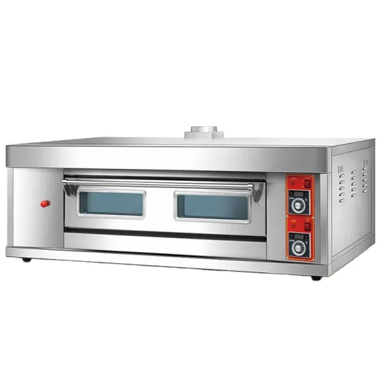 High-Power 10KW Gas Single Stack Pizza Oven for Restaurant Kitchen Supplies