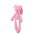 Poupée de sommeil pour enfants en peluche blanche et rose