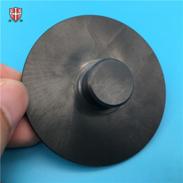 Placa de disco cerâmica de usinagem de nitreto de silício preto