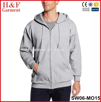Fashion 65% cotton 35% polyester mens custom printing zip up hoodies wholesale