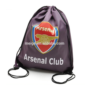 Promotional Drawstring Sports Backpack with custom design and size
