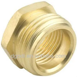 brass threaded hex head sleeve nut