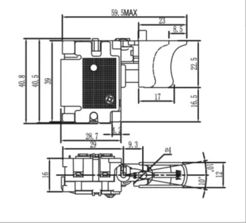 DC electric power tool switch Gun drill
