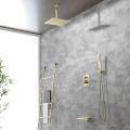 Brass Rainfall Bathroom Shower Set