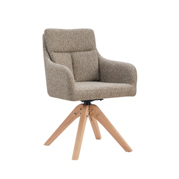 Velvet Revolving 180 Degrees Swivel Dining Chair
