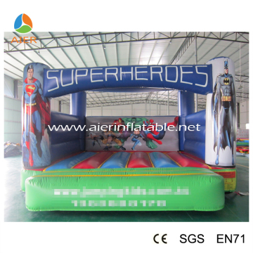 2017 Aier Super Heroes inflatable bouncers for kids birthday party