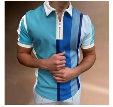 Men's Slim-Fit Quick-Dry Golf Polo Shirt