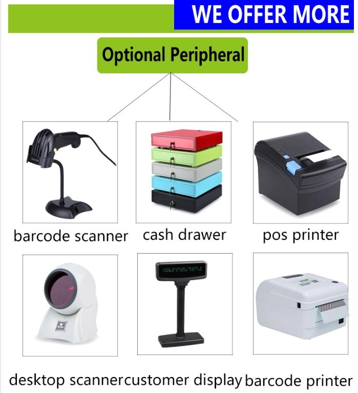 dual screen cash register