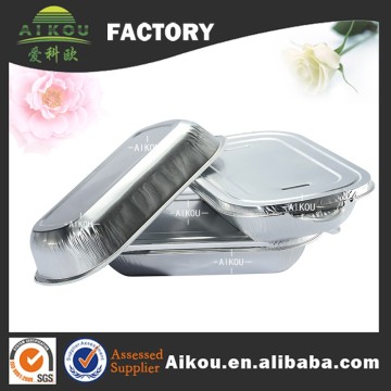 Coated airline catering aluminum foil food containers/tray/box
