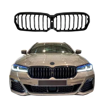 CLY Front Car Grill ABS Black Grille for BMW G30 LCI 5 Series 2021
