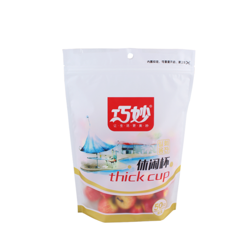 Food Grade Poly Packaging Pouch with Zipper