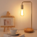 Industrielle Vintage -Nachtständer Lampe