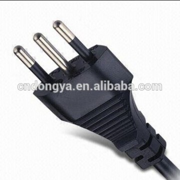 High Quality Italy 3 Pin Power Plug With Extension Cable