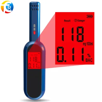 High Precision Alcohol Breath Tester - Air Blowing Alcohol Detector