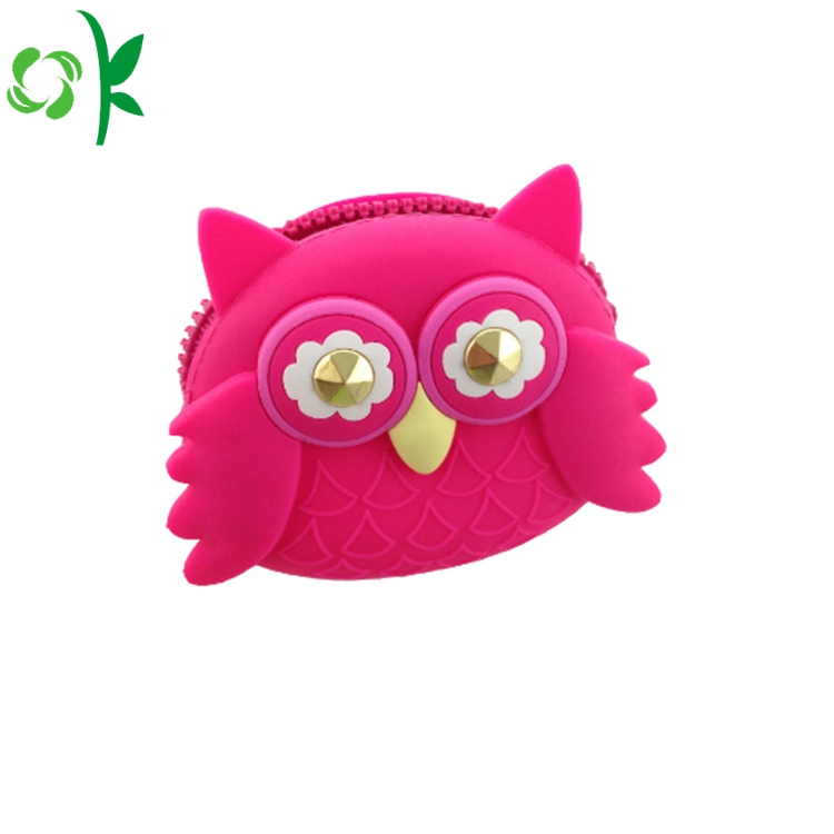 New Style Waterproof Silicone Coin Purse for Girls